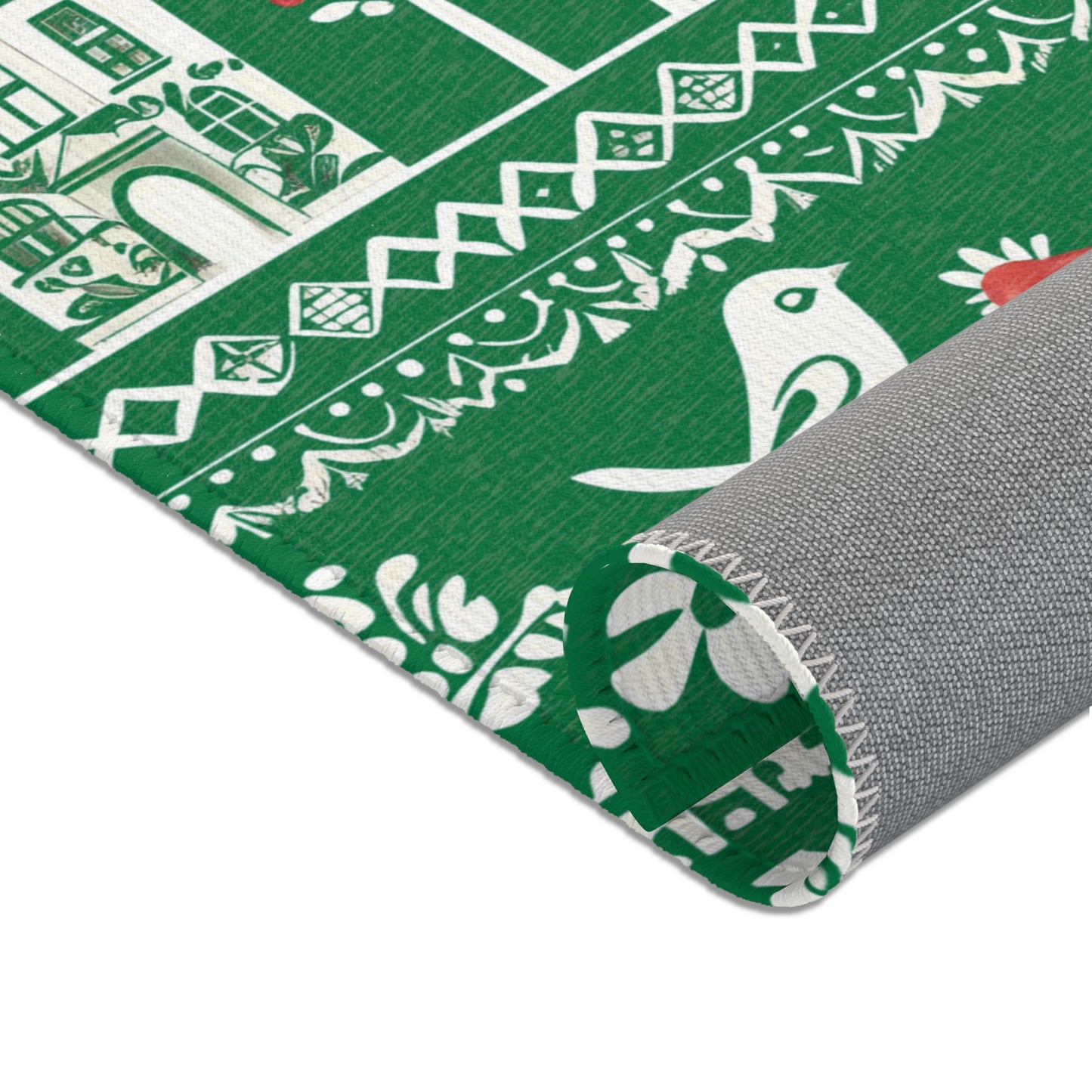 Area rug - The folk art garden pattern