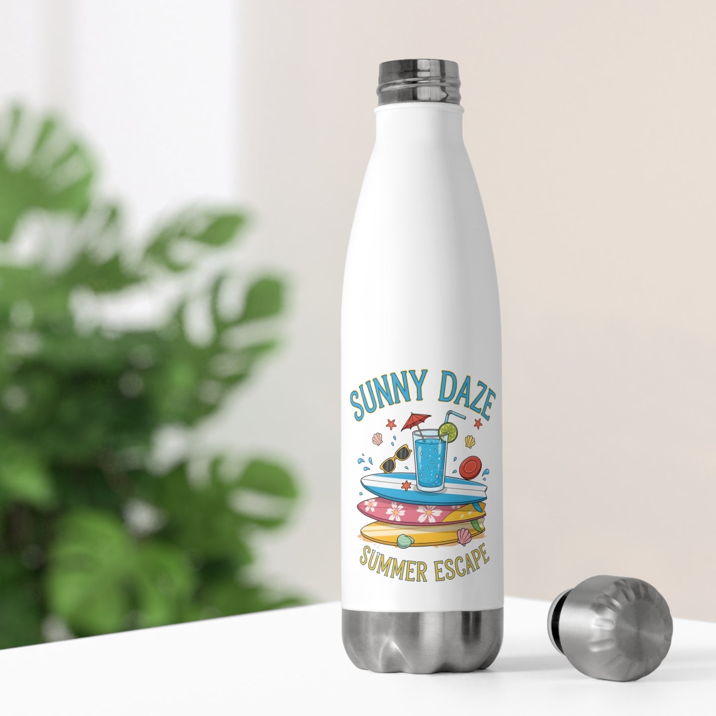 Insulated Bottle — Sunny Daze Summer Escape Art