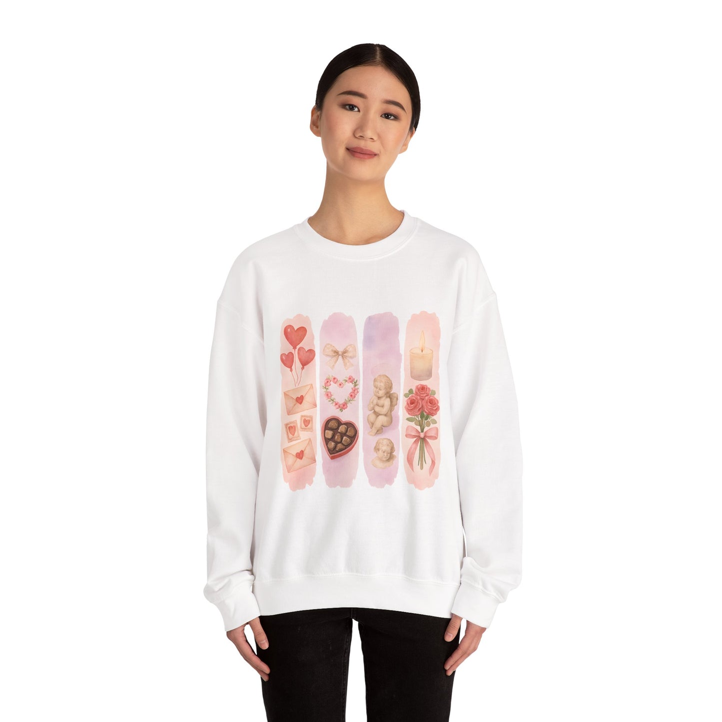 Sweatshirt - valentine collage aesthetic