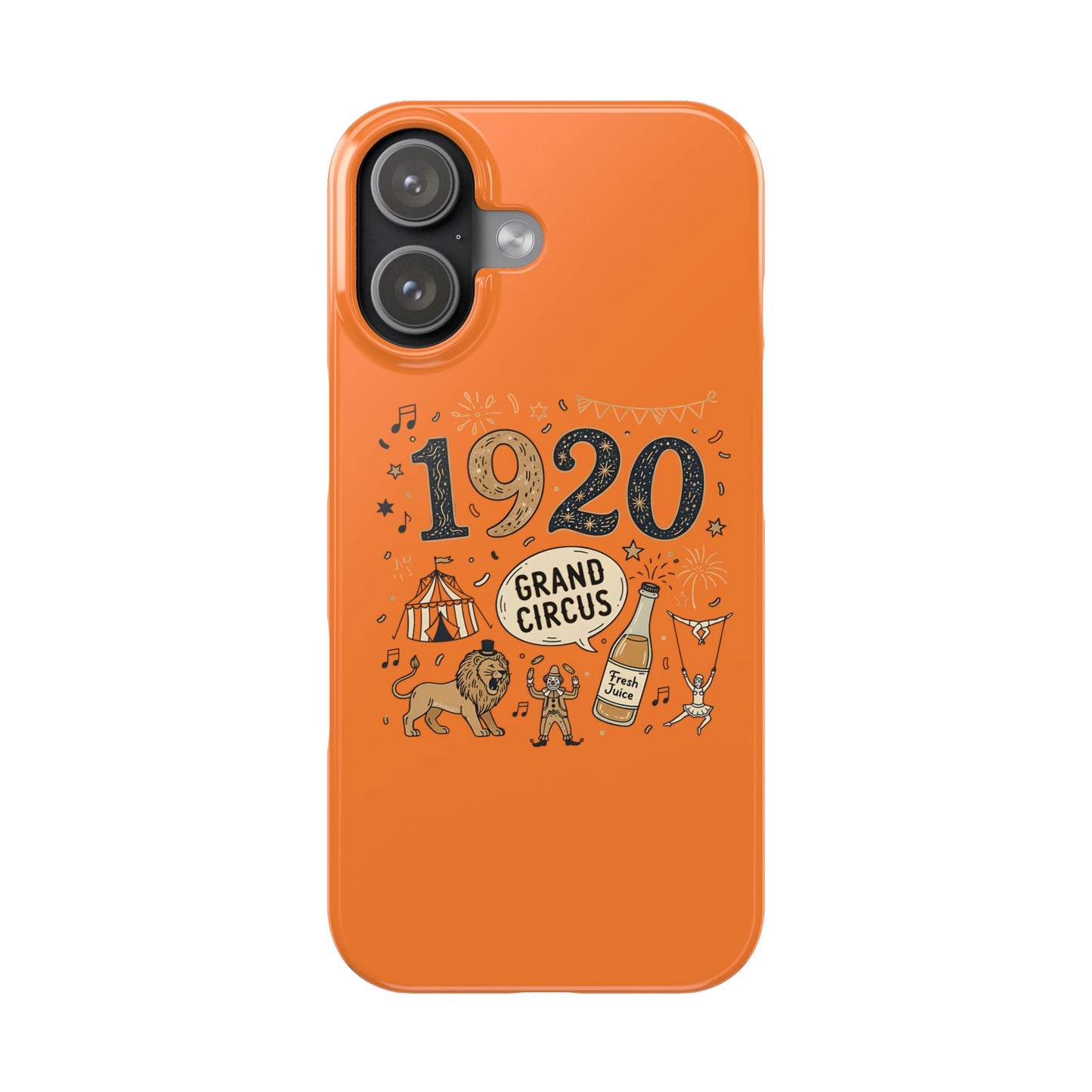 Slim Phone Case — Vintage 1920 Grand Circus Illustration