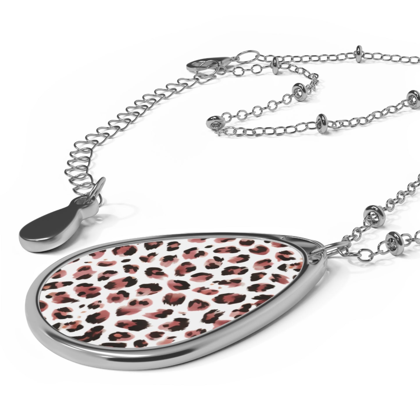 Oval necklace - The tiger skin of soft girl