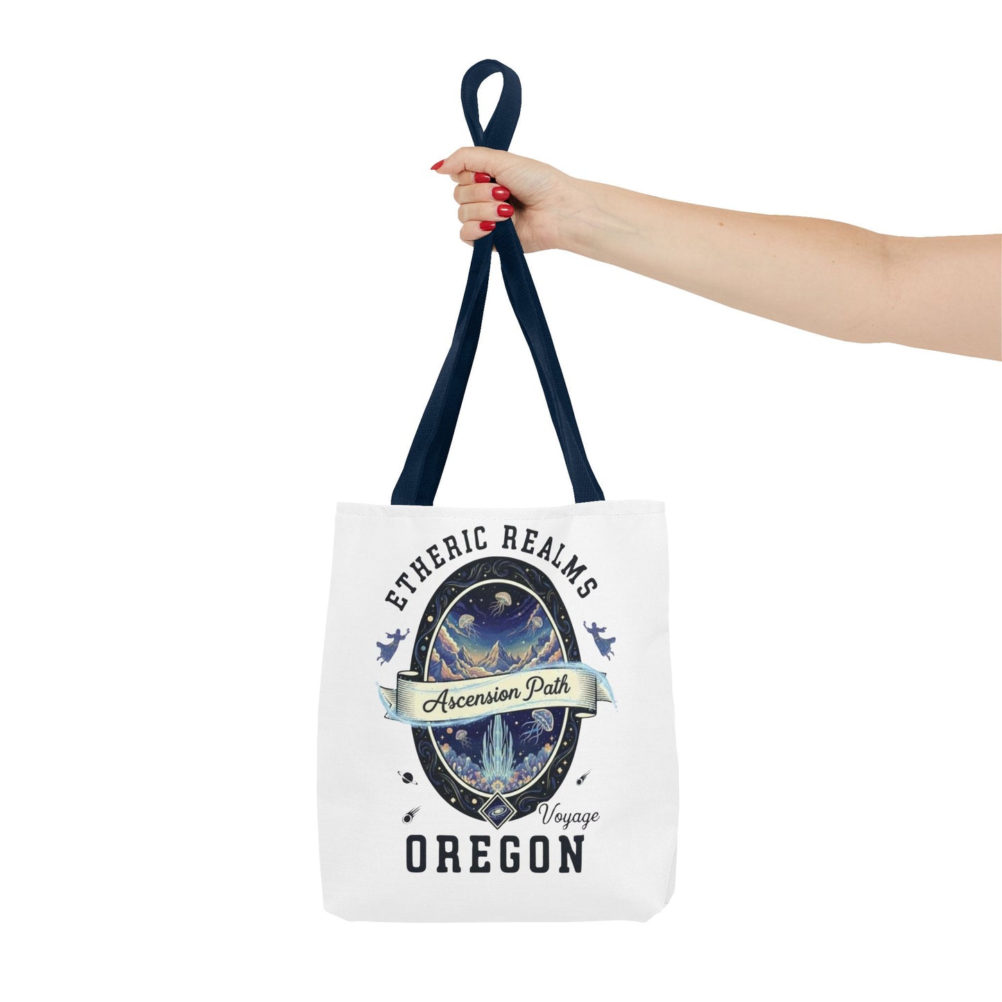 Tote bag - Celestial Oregon Vintage Travel Badge