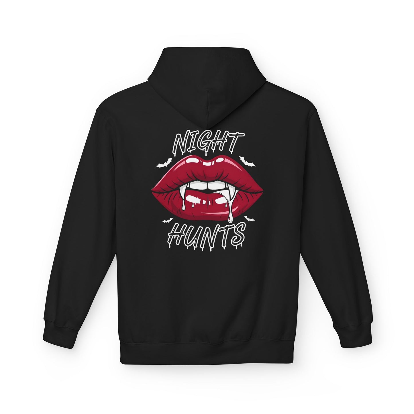 Hoodie - Vampire Lips Night Hunts Graphic