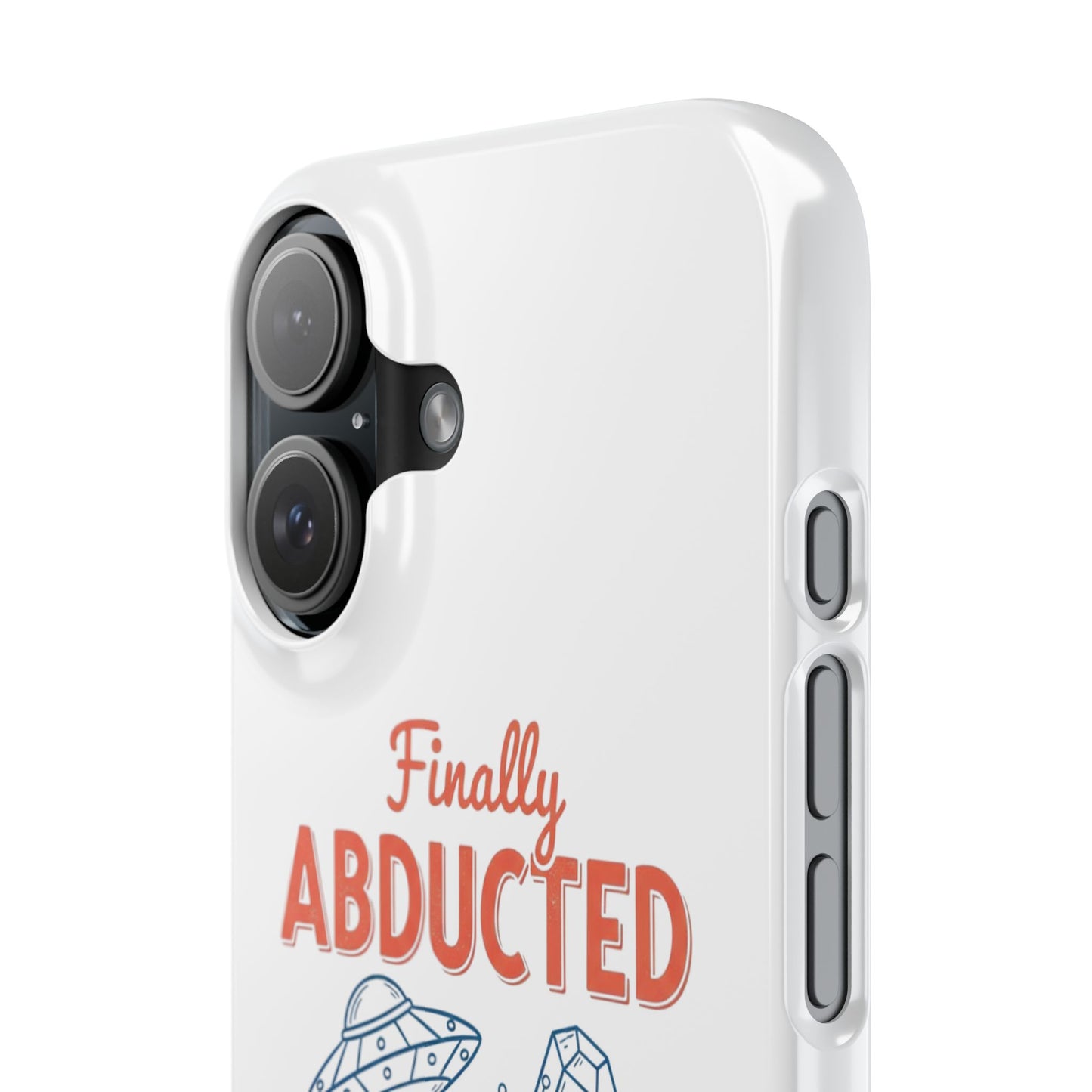 Phone Case — Vintage Humorous Alien Abduction Art