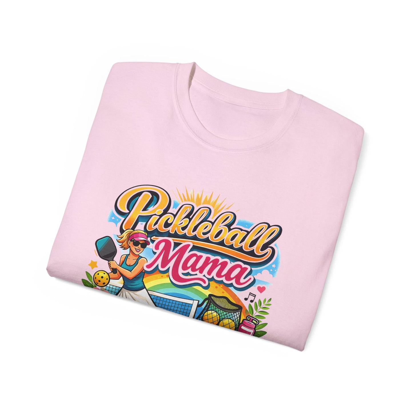 T-shirt - Vibrant Tropical Pickleball Mama Art