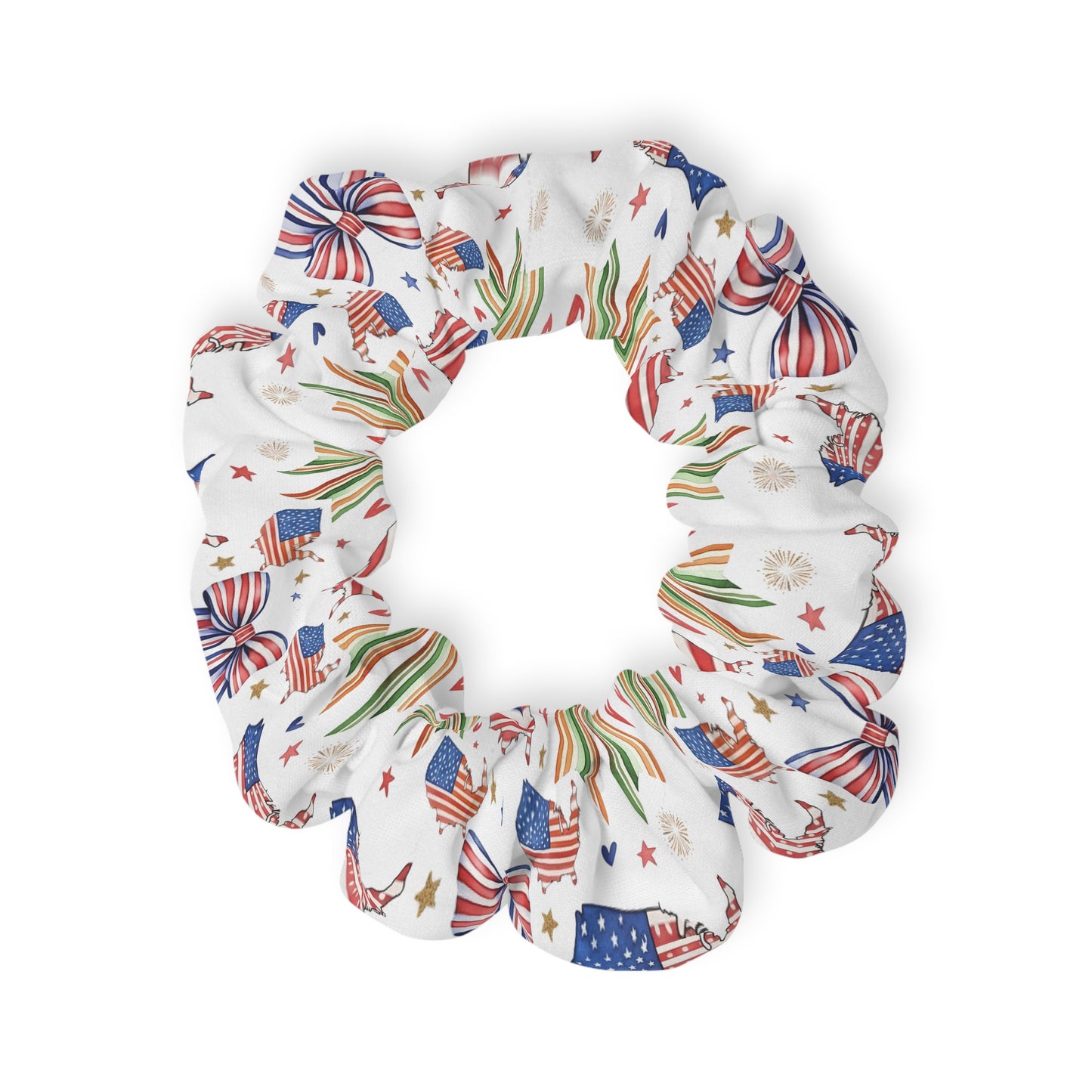 Scrunchie - USA maps and bows