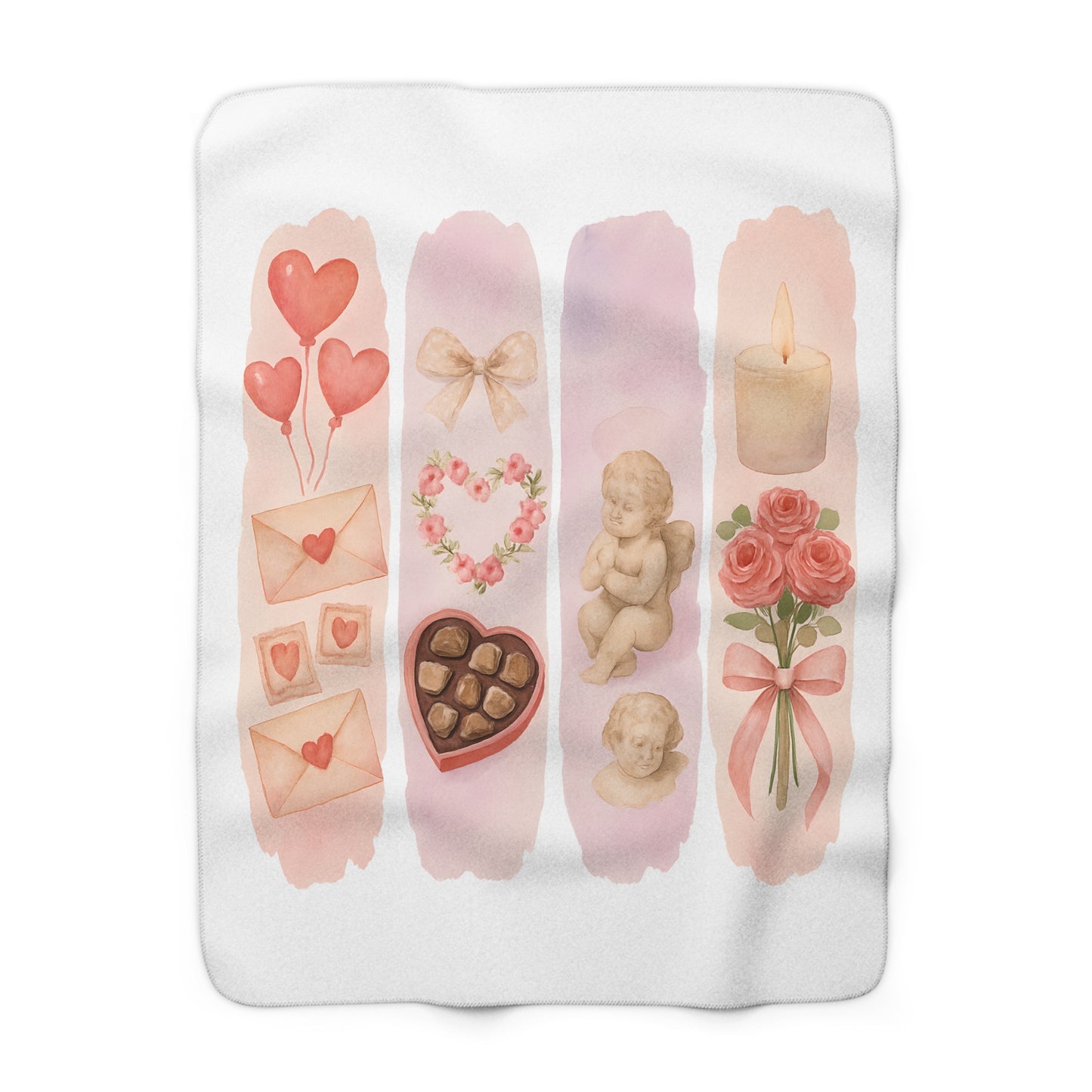 Sherpa blanket - valentine collage aesthetic
