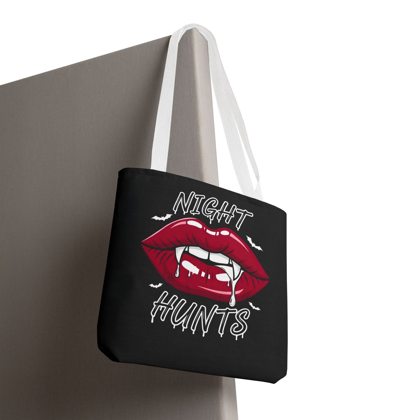 Tote bag - Vampire Lips Night Hunts Graphic