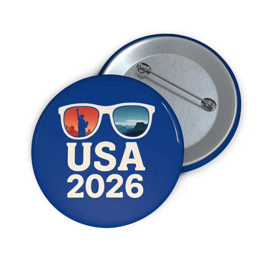 Button - all eyes on USA