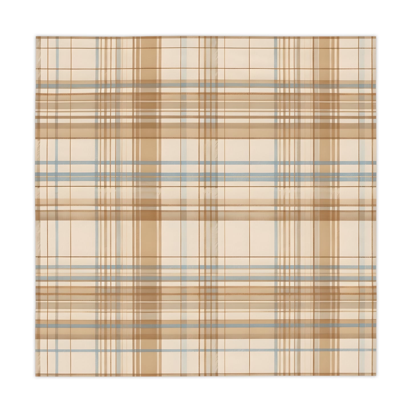 Tablecloth - Elegant Beige Tartan Seamless Tile