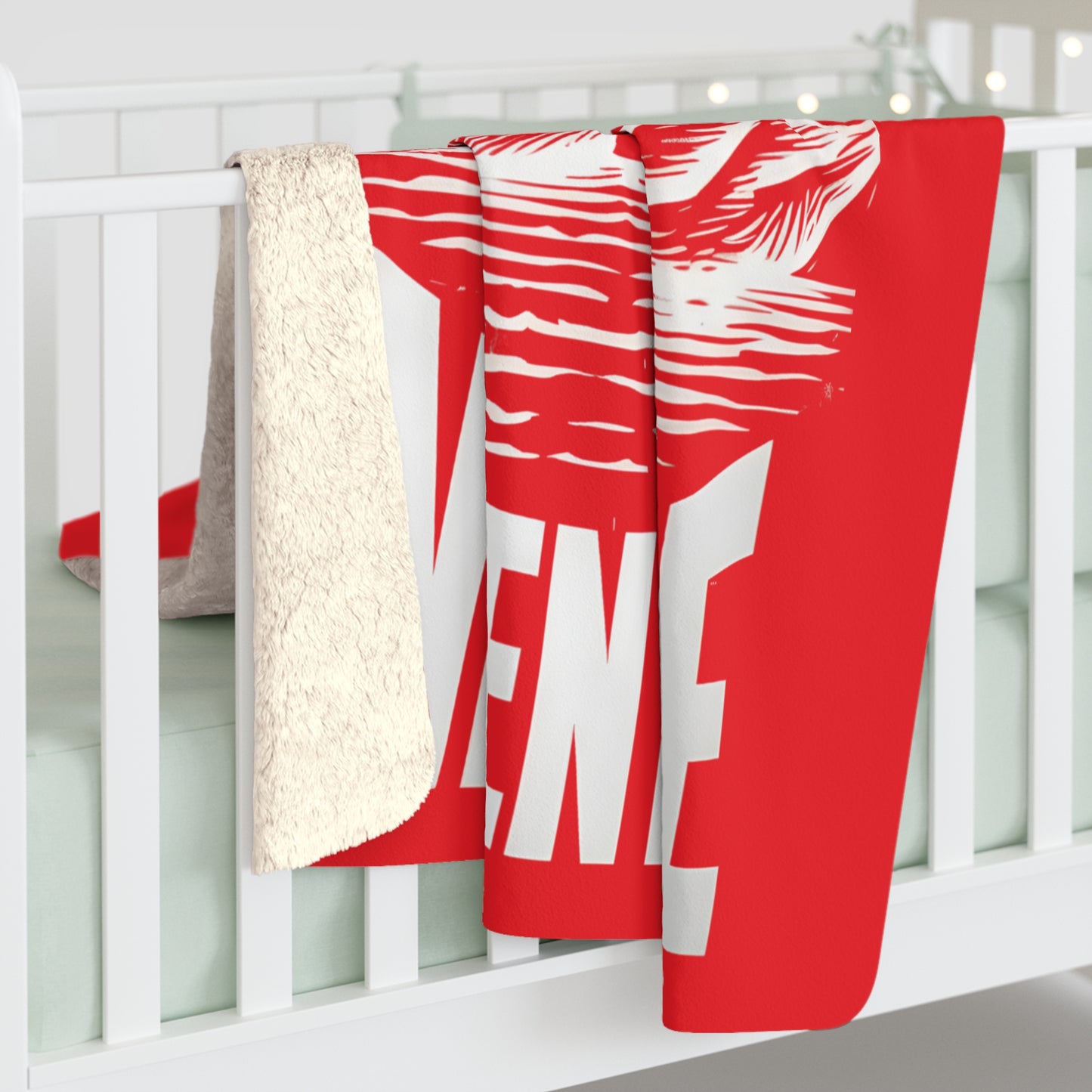 Sherpa blanket - love swans