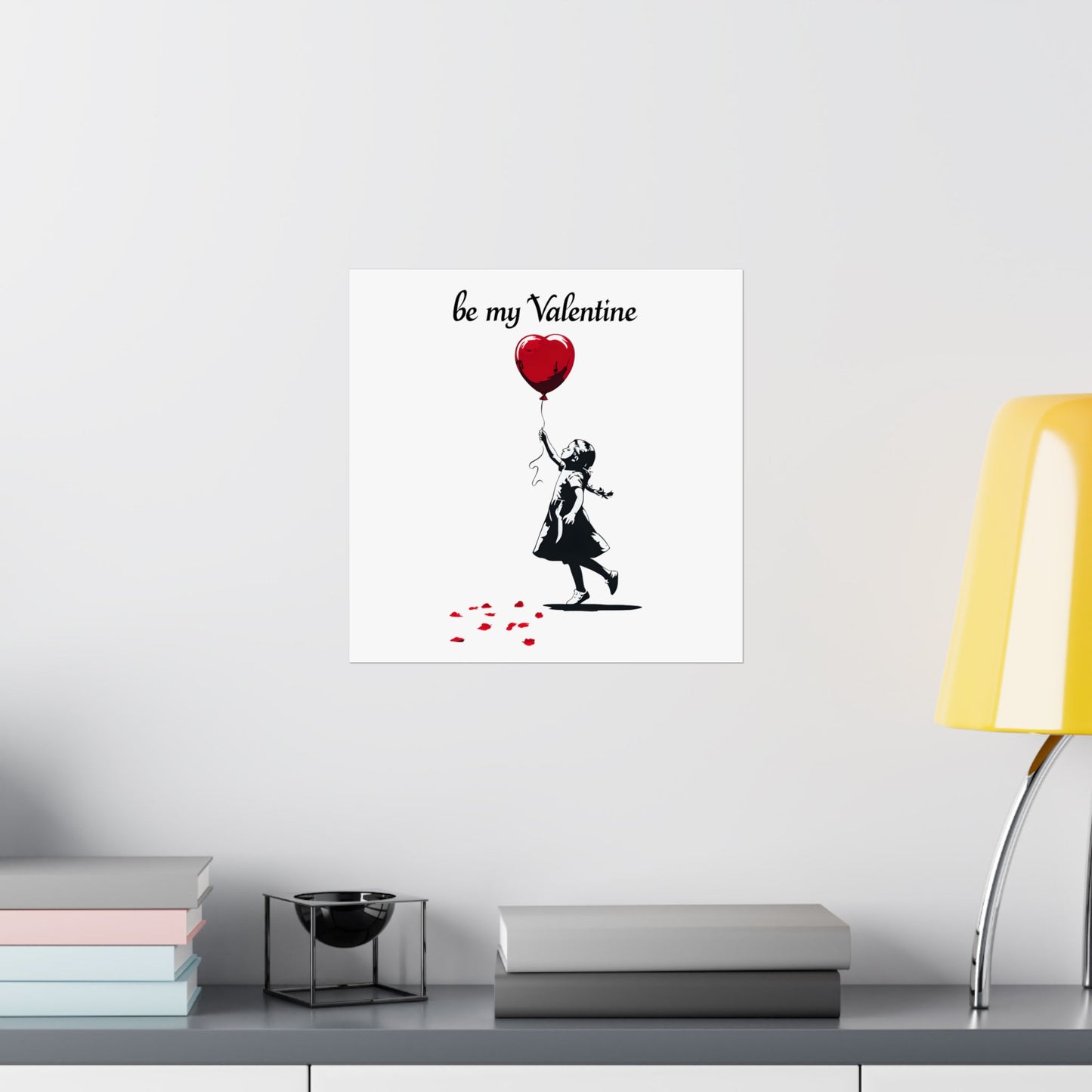 Poster - be mine balloon
