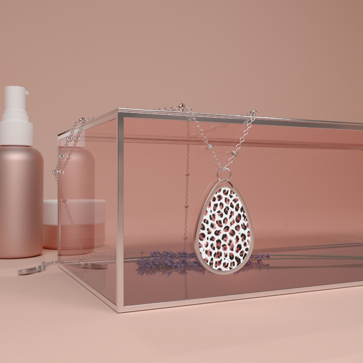 Oval necklace - The tiger skin of soft girl