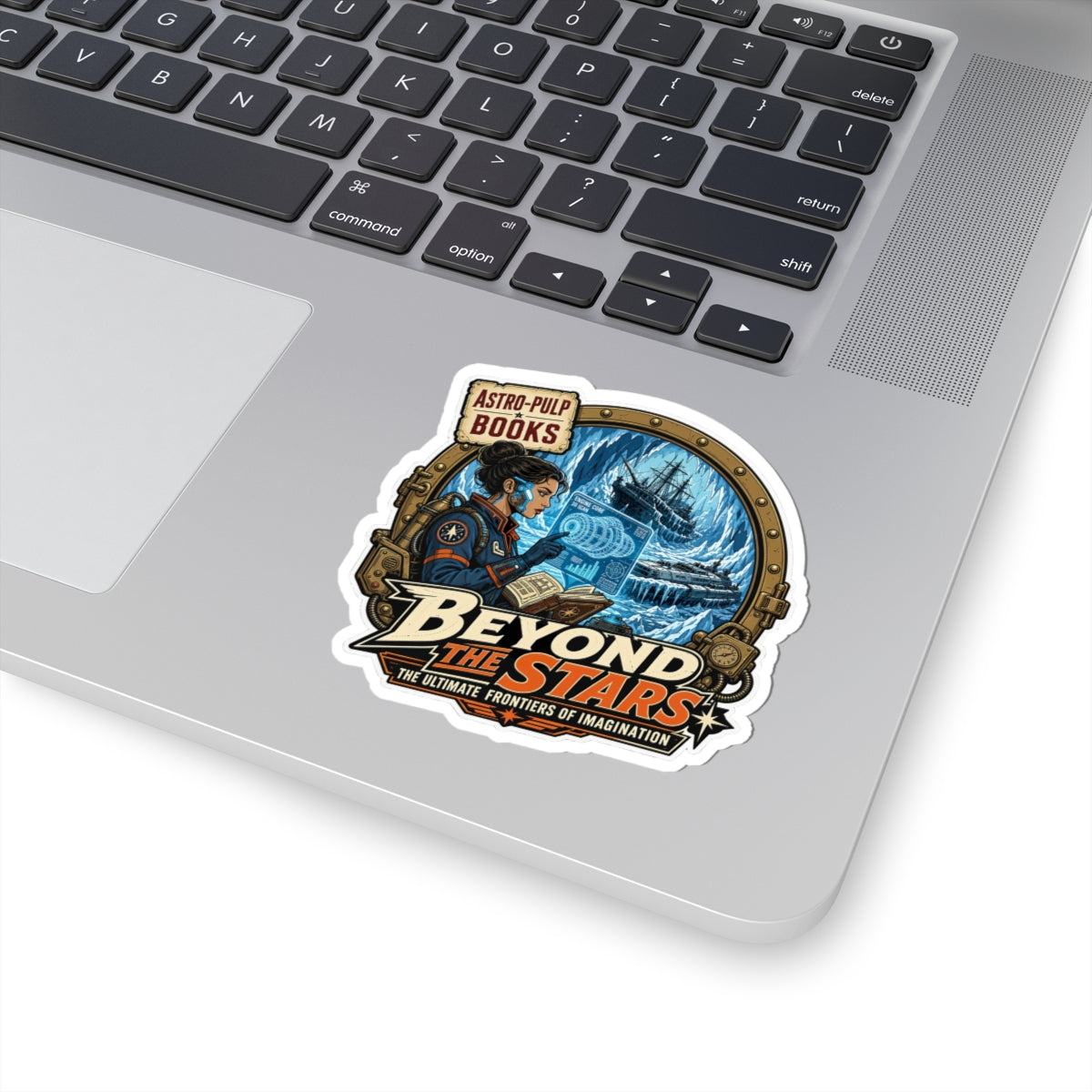 How to style a dark academia and retro futurism sticker collection- kiss cut sticker
