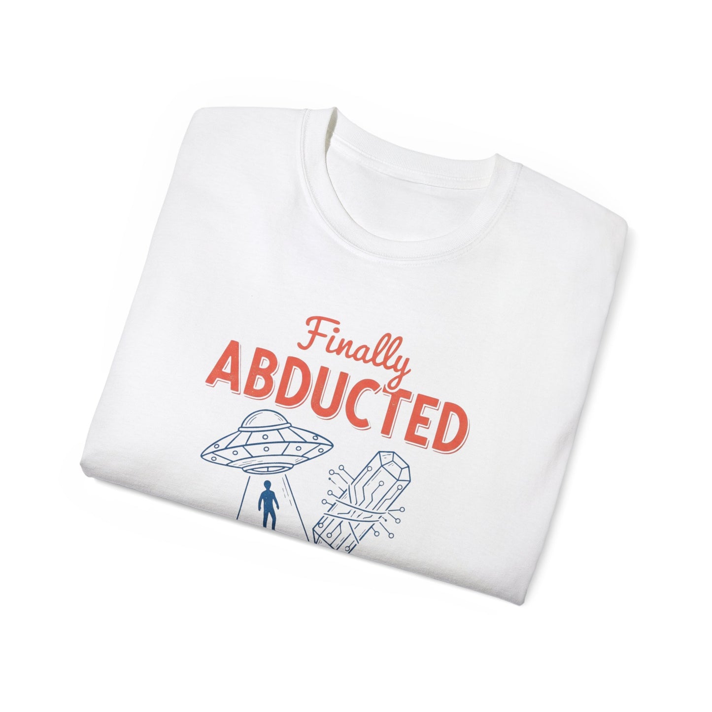 T-shirt - Vintage Humorous Alien Abduction Art