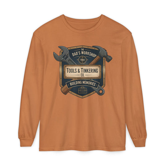 Long sleeves tee - Vintage Dad's Workshop Tool Logo