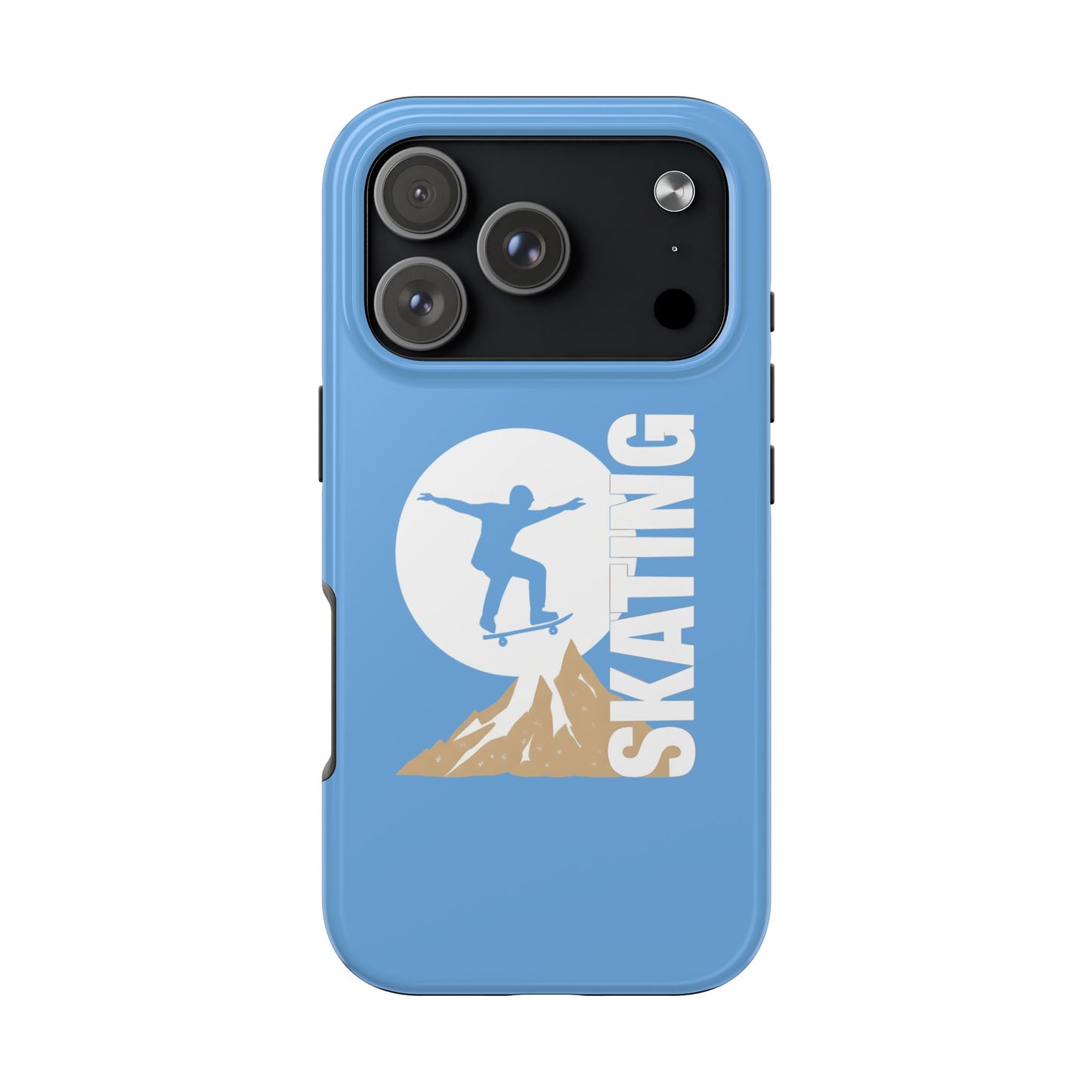 Tough phone case - the winter full moon skater