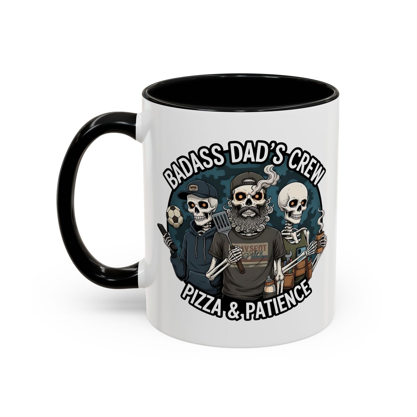 Coloured inside mug - 2026 Father’s Day Skeleton Art