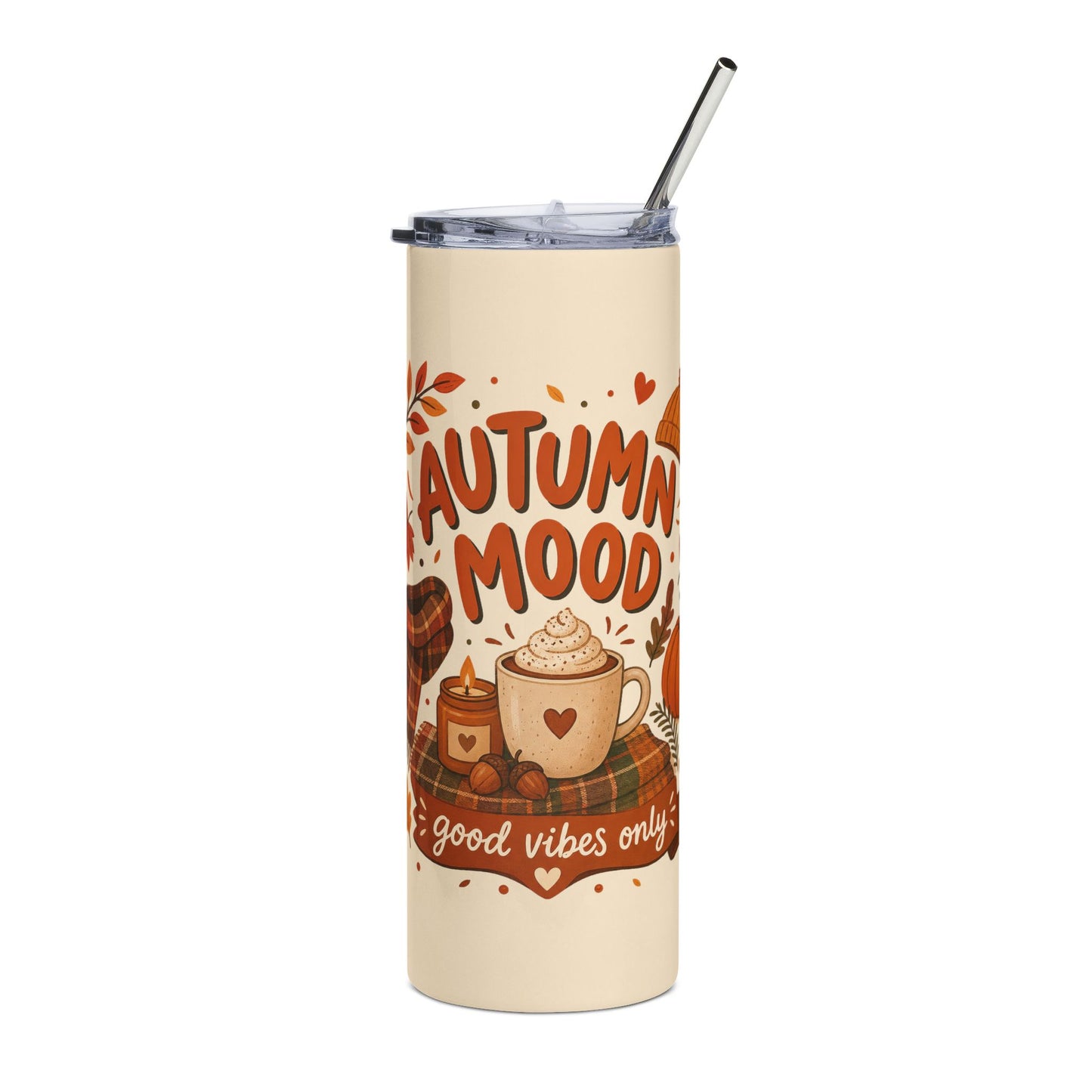 Cute Autumn Aesthetic tumbler Design for Fall Lovers and Cozy Season
