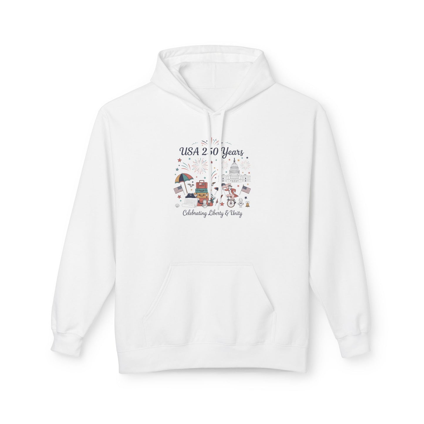 Hoodie - Liberty and Unity Semiquincentennial Art