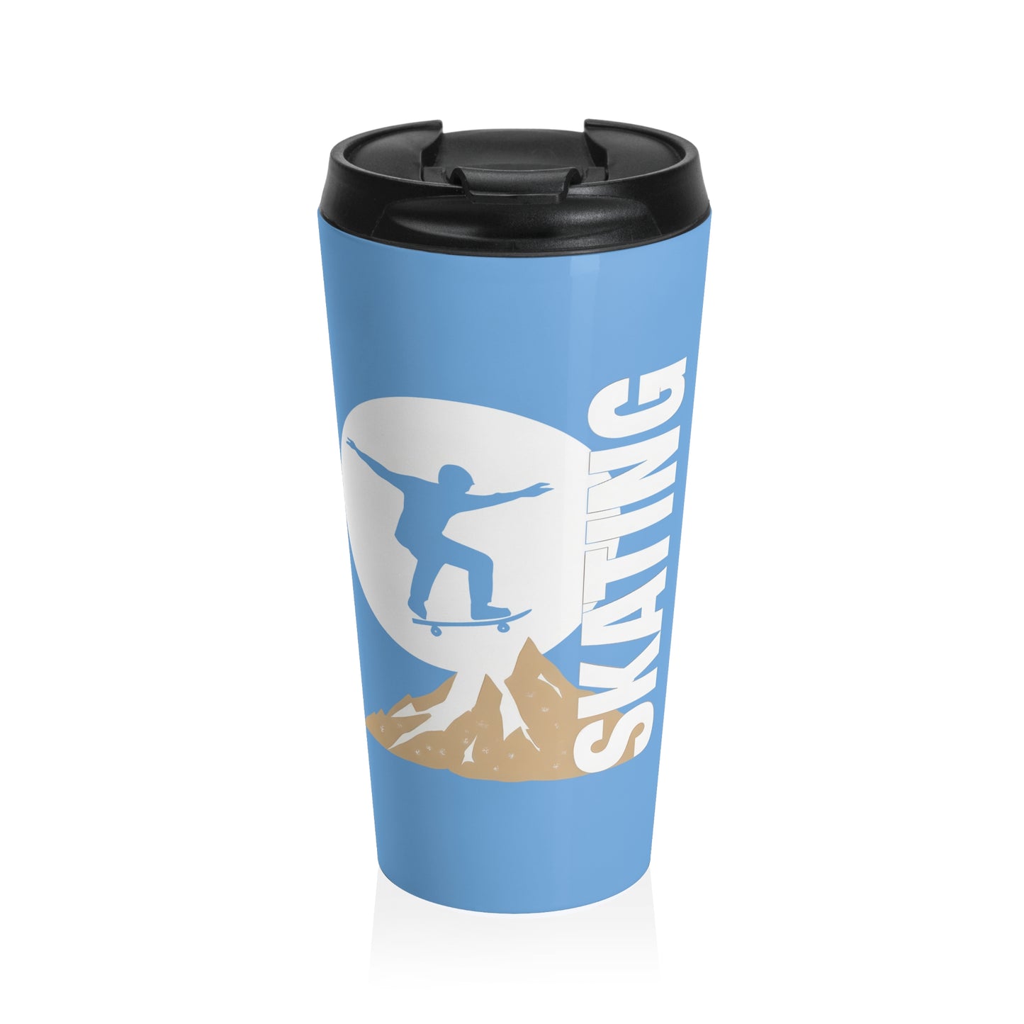 Travel mug - the winter full moon skater