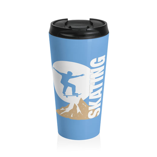Travel mug - the winter full moon skater