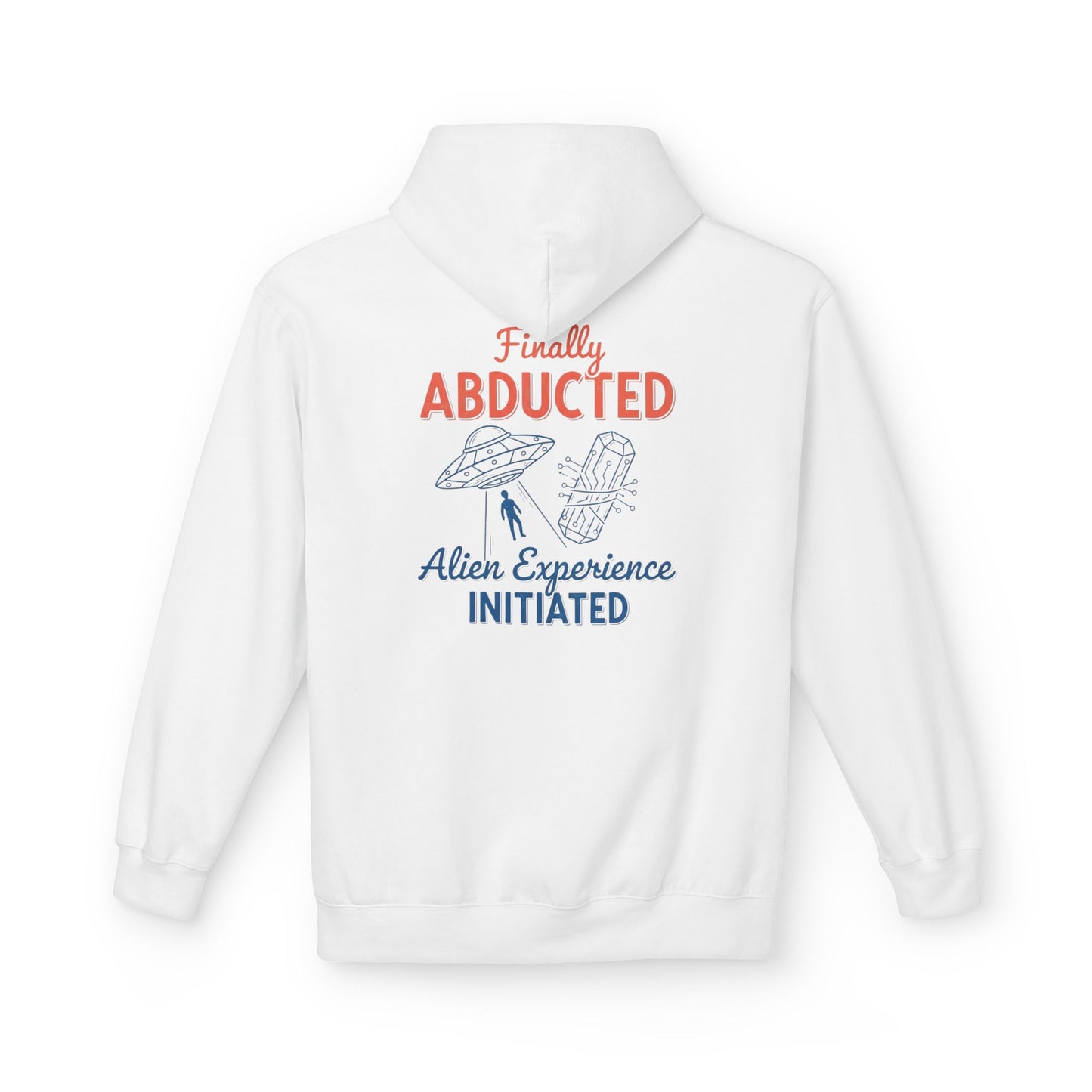 Hoodie - Vintage Humorous Alien Abduction Art