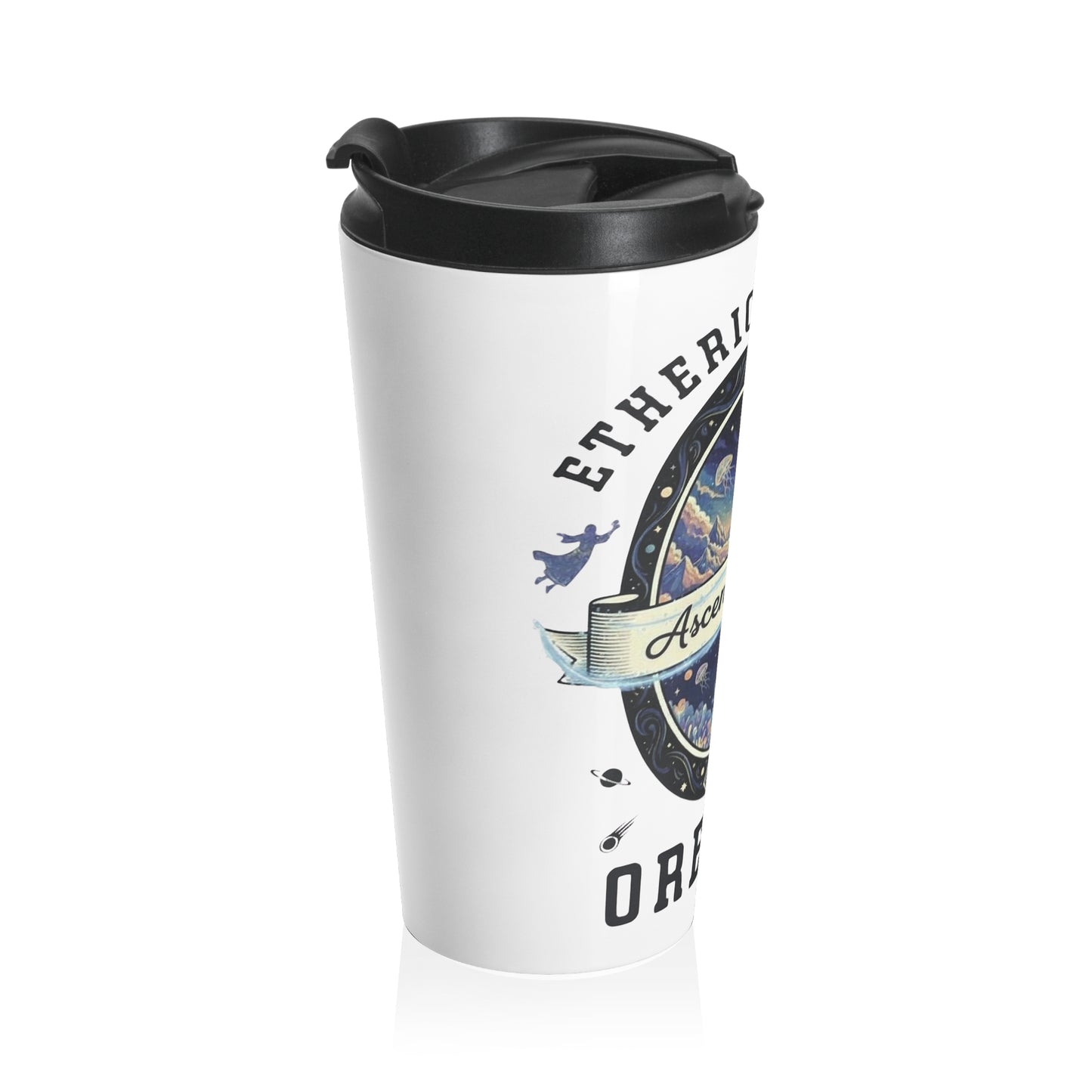 Travel mug - Celestial Oregon Vintage Travel Badge