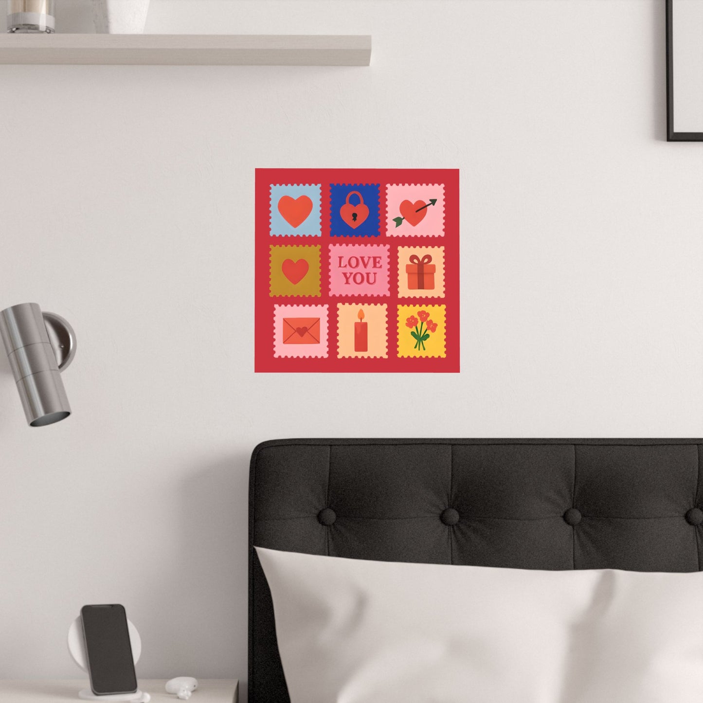 Poster - vintage Love stamps