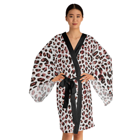 Long sleeves kimono robe - the tiger skin of soft girl