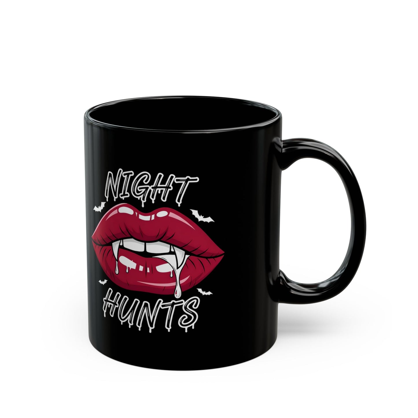 Coffee mug - Vampire Lips Night Hunts Graphic