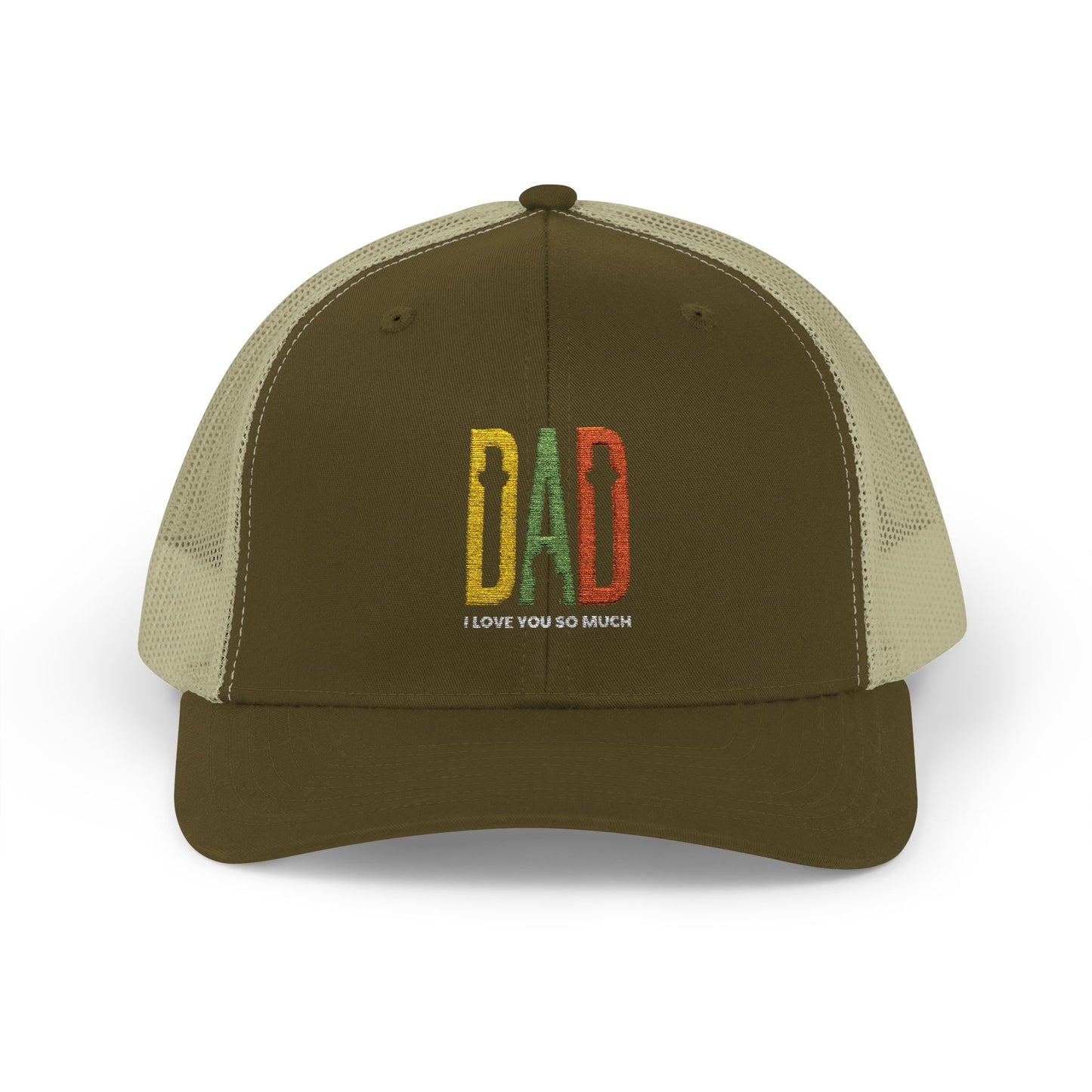 Dad Trucker Cap –  Retro Minimalist Dad Gift Design