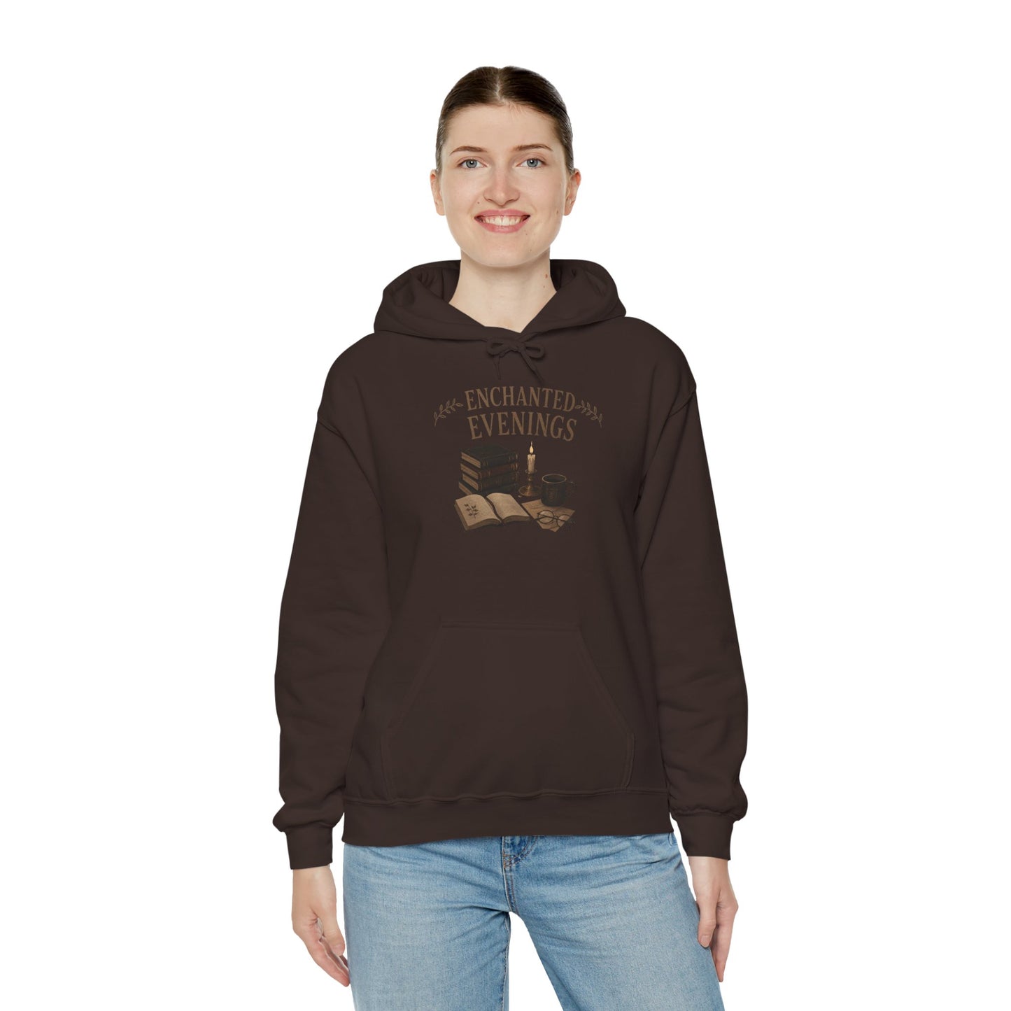 the Best hoodie Gift for a Dark Academia Book Lover-Enchanted Evenings Edition