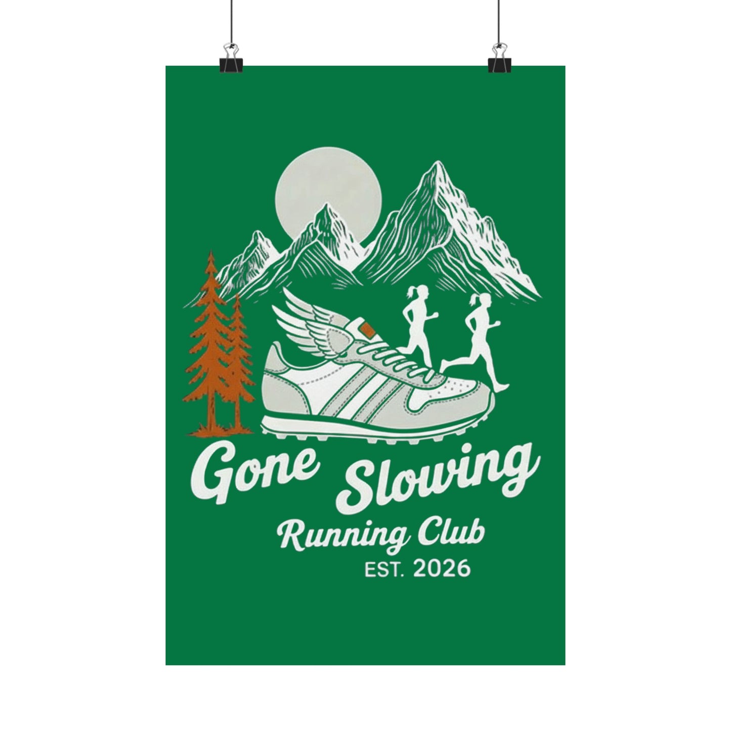 Poster - Slow Running Club gifts