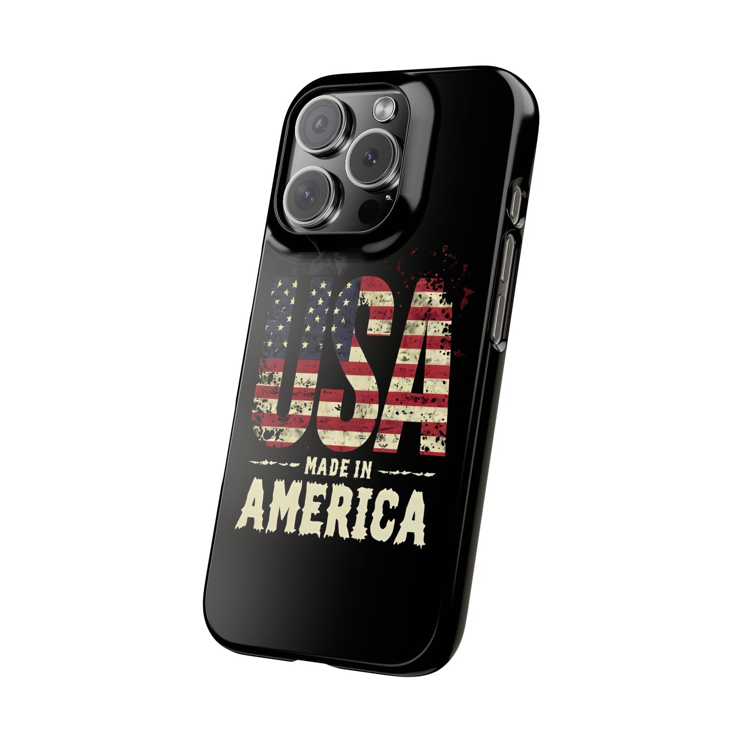 Iphone slim case - vintage made in USA