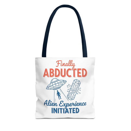 Tote bag - Vintage Humorous Alien Abduction Art