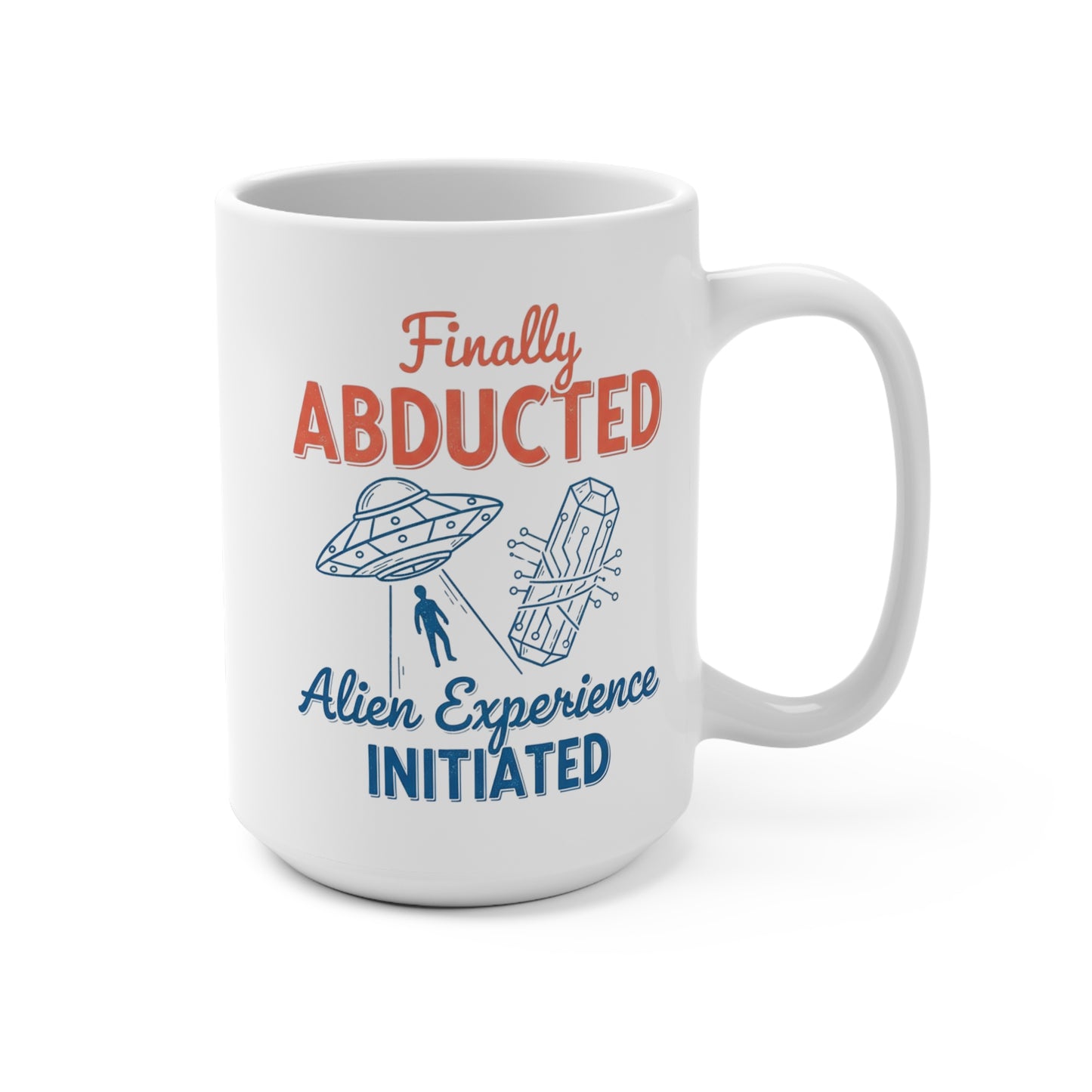 Coffee mug - Vintage Humorous Alien Abduction Art