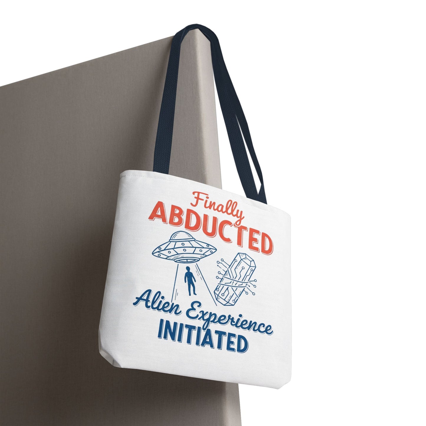 Tote bag - Vintage Humorous Alien Abduction Art