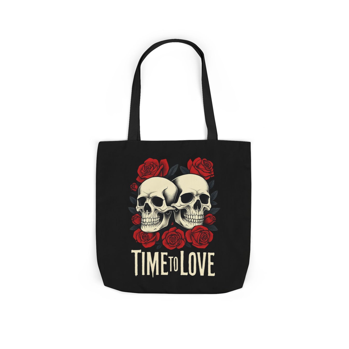 Tote Bag — gothic skull love couples