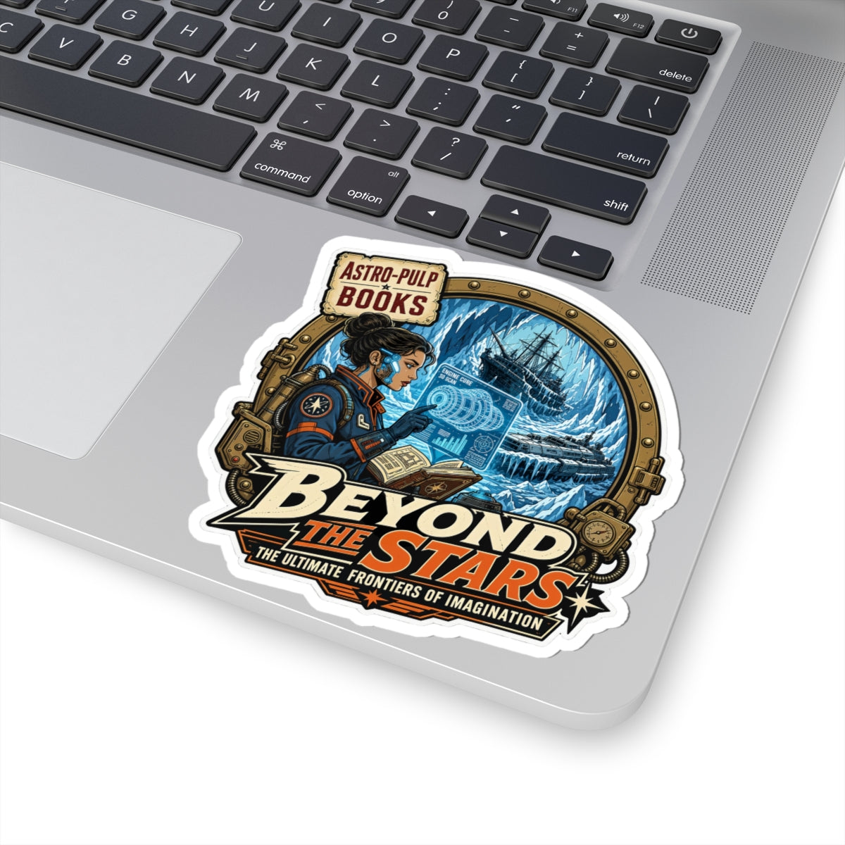How to style a dark academia and retro futurism sticker collection- kiss cut sticker