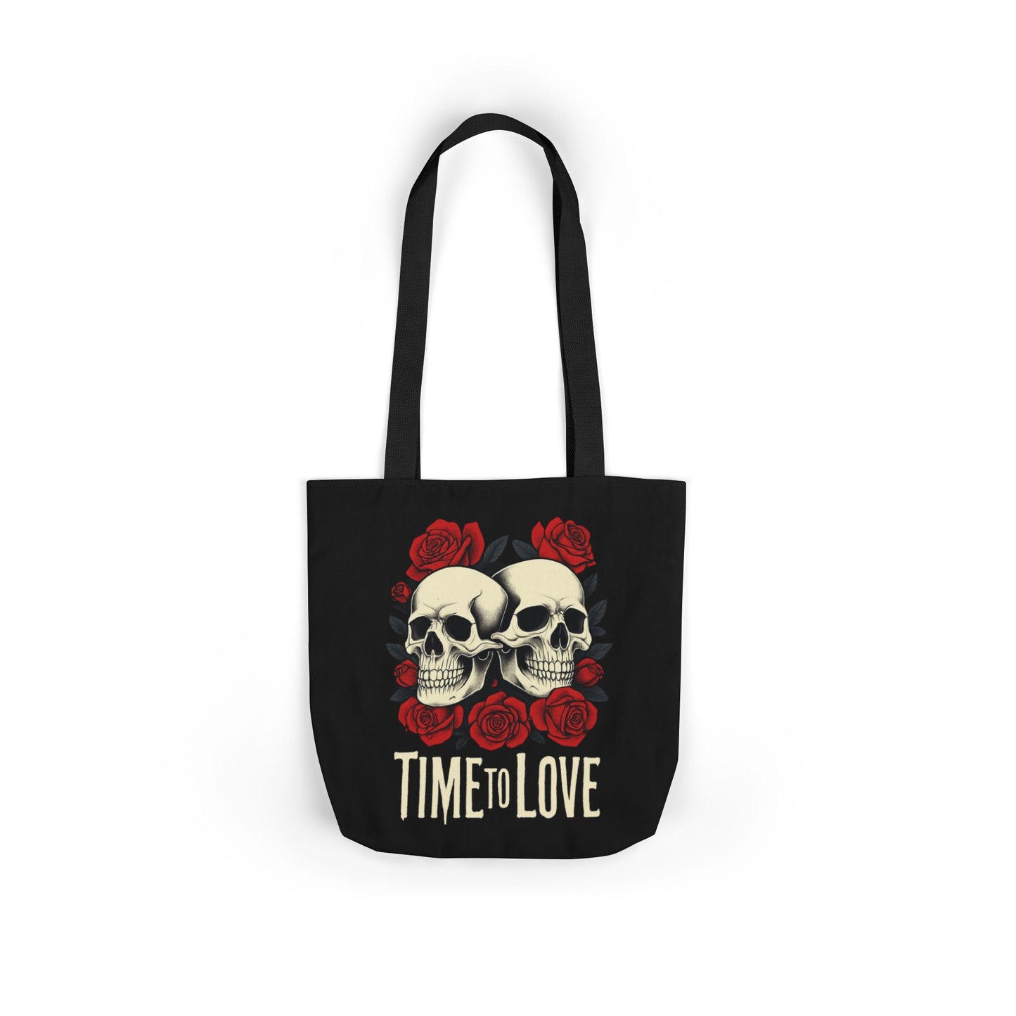 Tote Bag — gothic skull love couples