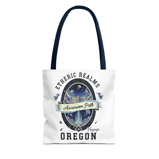 Tote bag - Celestial Oregon Vintage Travel Badge