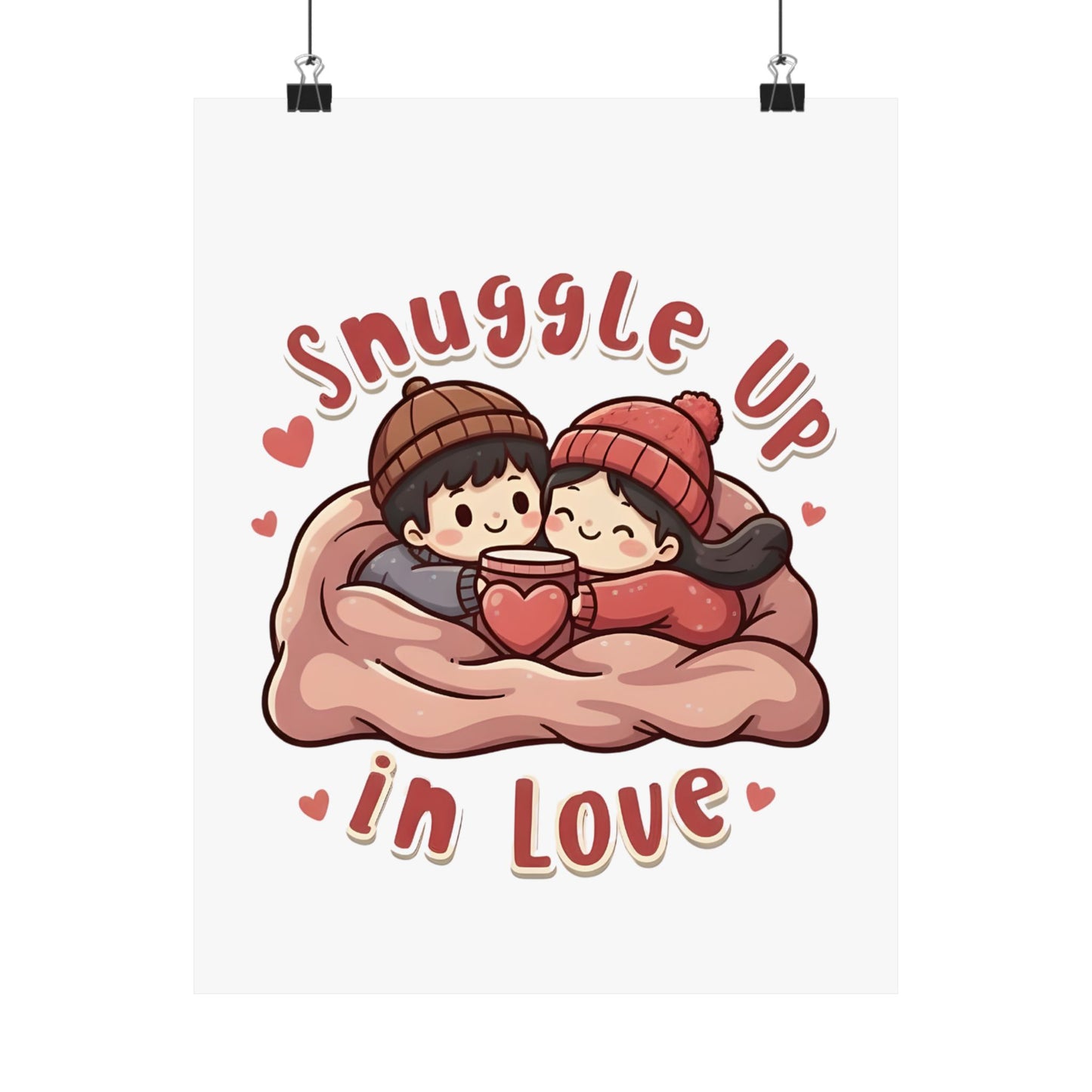Poster - Valentine's snuggle