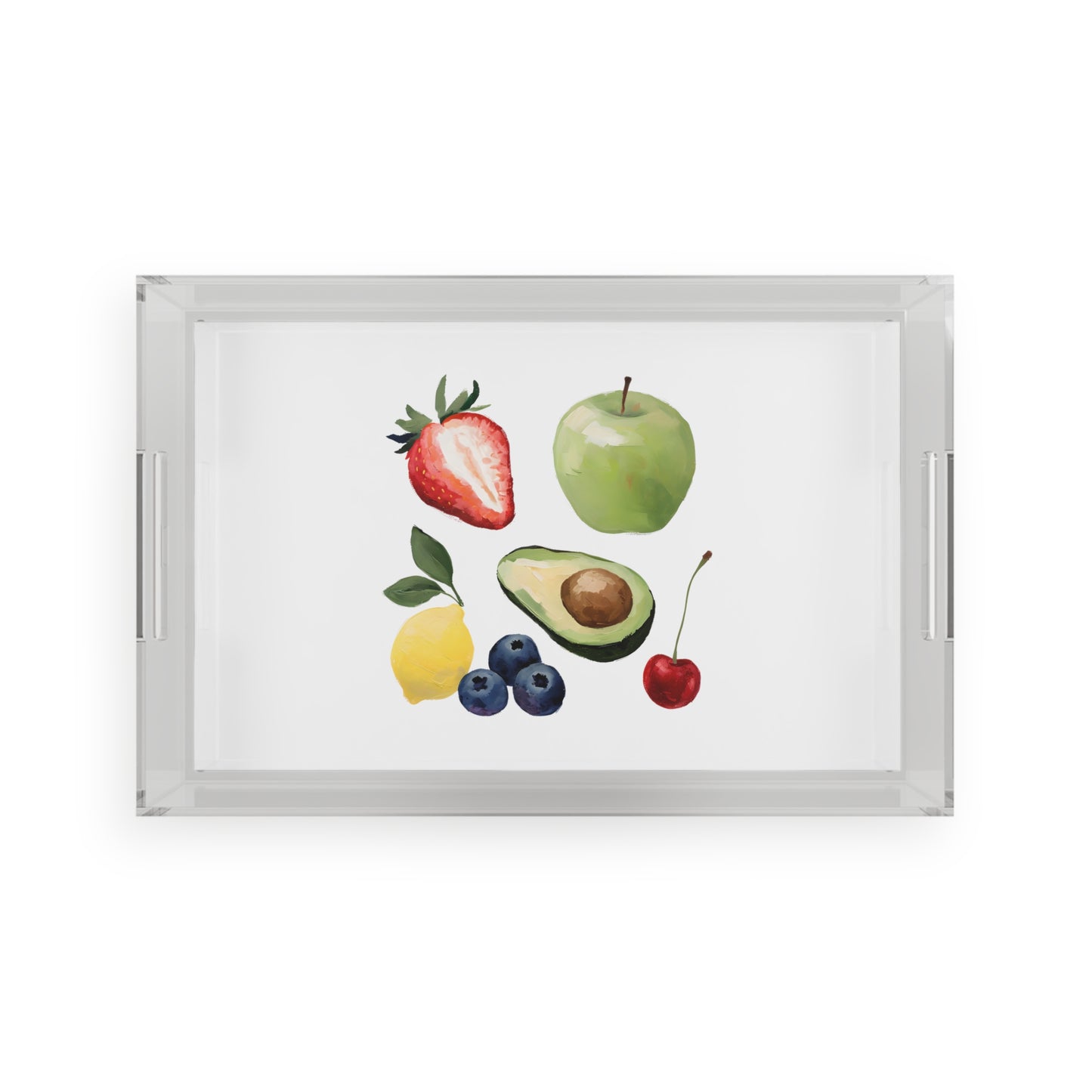 Serving tray - the fruit art pattern