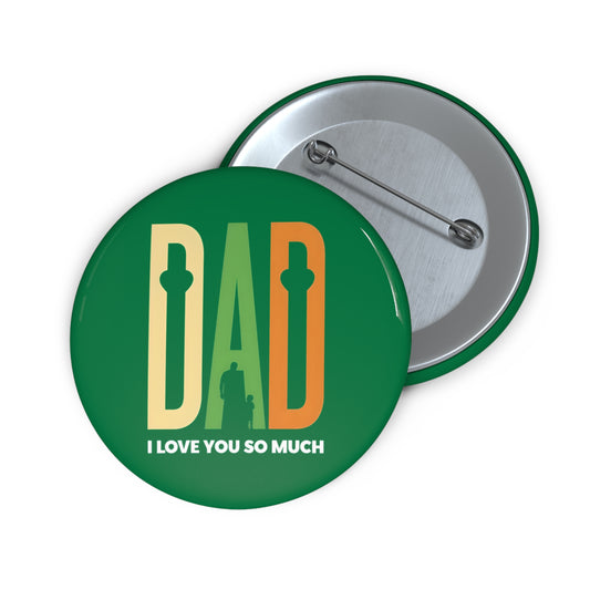 Button - Retro Minimalist Dad Gift Design