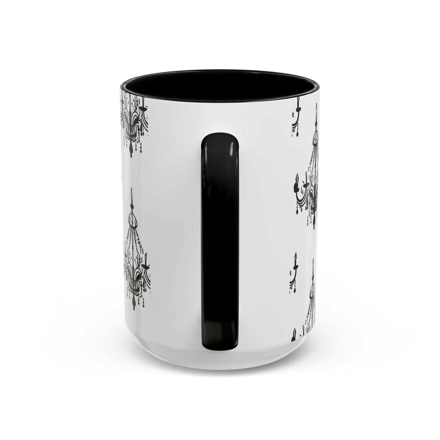 Coffee mug 15 oz - gothic Chandeliers pattern