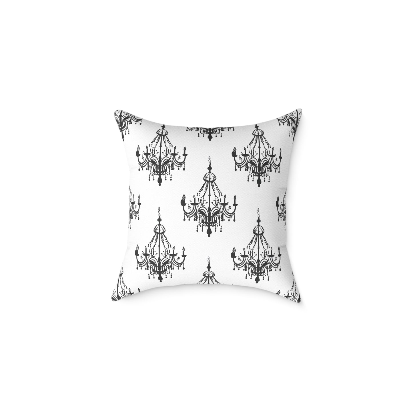 Throw pillow - gothic chandeliers pattern
