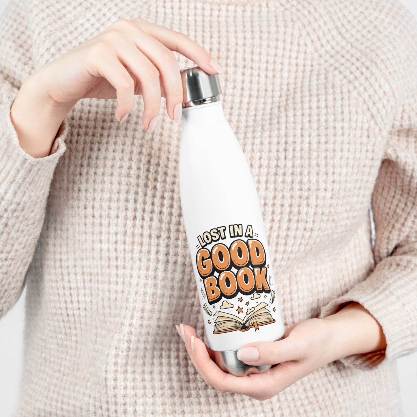 Insulated bottle - Lost In A Good Book