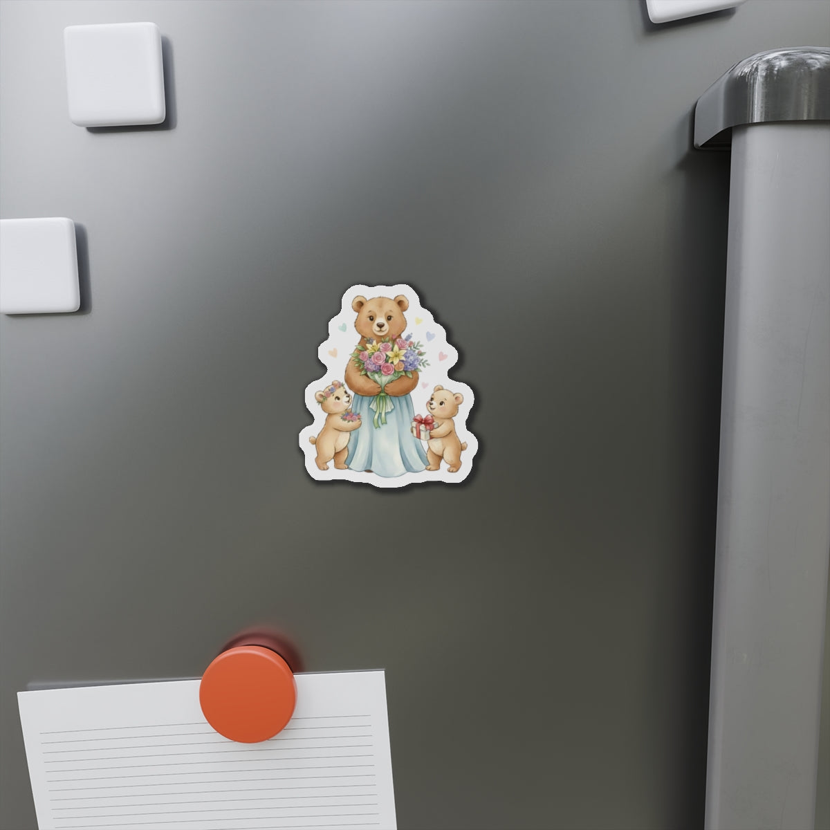 Die-cut - Cute Mother's Day Bears Illustration
