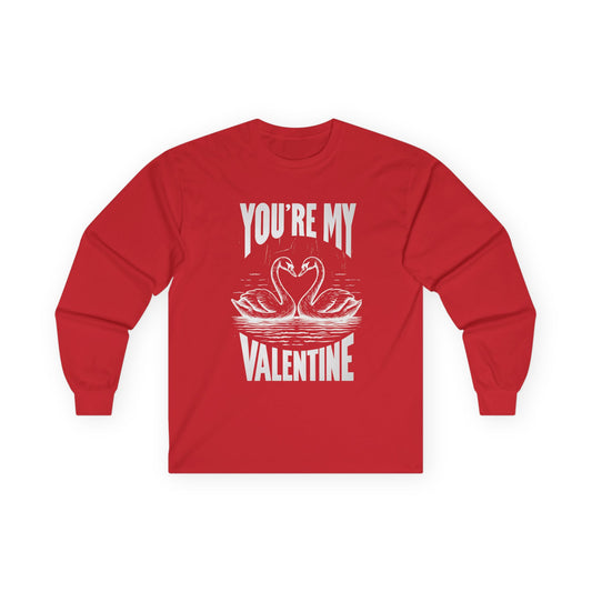 Long sleeves t-shirt - love swans